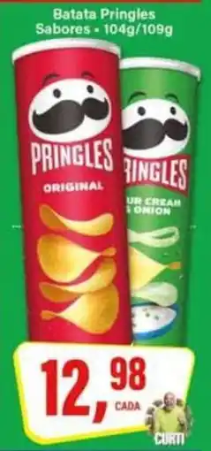 Rede Supermarket Batata pringles sabores oferta