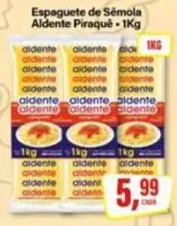 Rede Supermarket Espaguete de Sêmola Aldente Piraque oferta