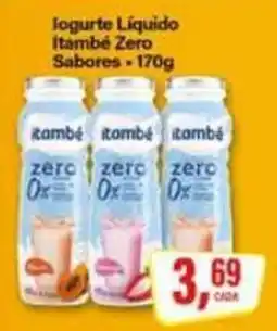 Rede Supermarket Iogurte Líquido Itambé Zero Sabores oferta