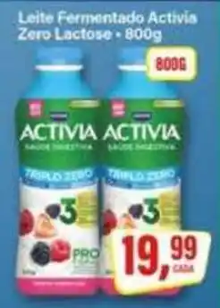 Rede Supermarket Leite fermentado activia zero lactose oferta