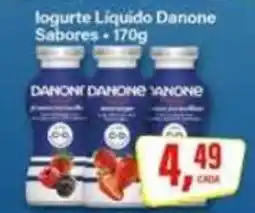 Rede Supermarket Iogurte Líquido Danone Sabores oferta