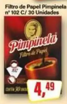 Rede Supermarket Filtro de papel pimpinela oferta