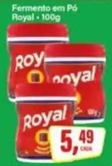 Rede Supermarket Fermento em Pó Royal oferta