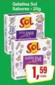 Rede Supermarket Gelatina sol sabores oferta