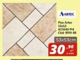 Lojas Becker Piso Artec 53x53cm oferta