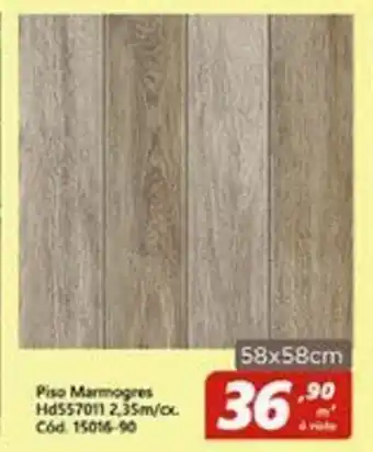 Lojas Becker Piso Marmogres 58x58cm oferta