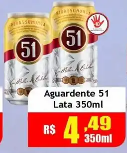 Supermercado Kibe Aguardente 51 oferta