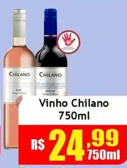 Supermercado Kibe Vinho Chilano oferta