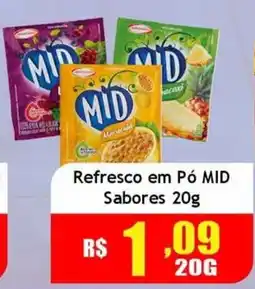 Supermercado Kibe Refresco em Pó MID oferta