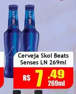 Supermercado Kibe Cerveja Skol Beats Senses LN oferta