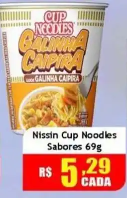 Supermercado Kibe Nissin cup noodles sabores oferta