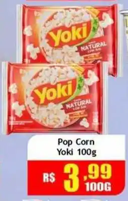 Supermercado Kibe Pop Corn Yoki oferta