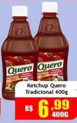 Supermercado Kibe Ketchup quero tradicional oferta