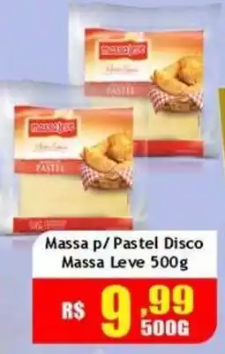 Supermercado Kibe Massa p/ Pastel Disco Massa Leve oferta