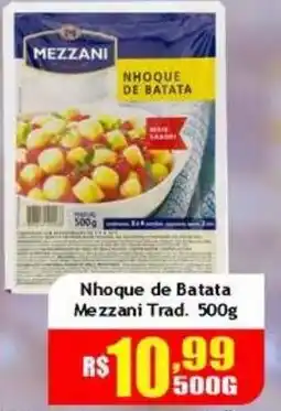 Supermercado Kibe Nhoque de Batata Mezzani Trad oferta