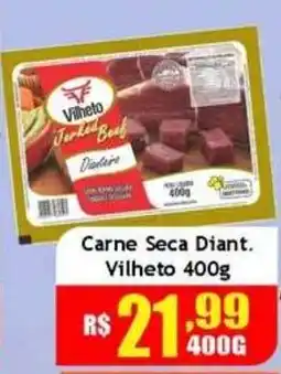 Supermercado Kibe Carne seca diant. vilheto oferta