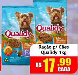 Supermercado Kibe Ração p/ Cães Qualidy oferta