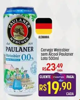 Muffato Cerveja Weissbier sem Alcool Paulaner oferta