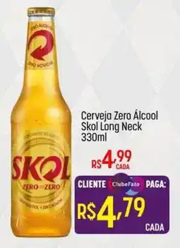 Muffato Cerveja Zero Álcool Skol Long Neck oferta