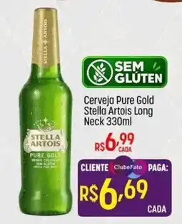 Muffato Cerveja pure gold stella artois long neck oferta
