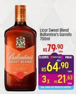 Muffato Licor sweet blend ballantine's garrafa oferta