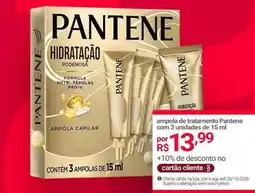 Lojas Americanas Pantene - ampola de tratamento oferta