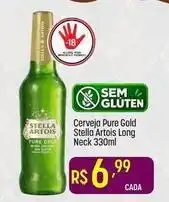 Muffato Stella - cerveja pure gold artois long neck oferta