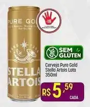 Muffato Stella artois - cerveja pure gold stella oferta
