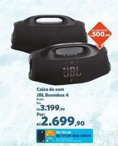 Sam's Club Jbl - caixa de som boombox 4 oferta