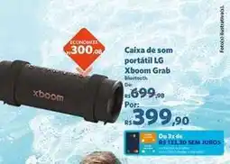 Sam's Club De - caixa de som portátil xboom grab oferta