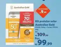Sam's Club Australian gold - kit protetor solar oferta