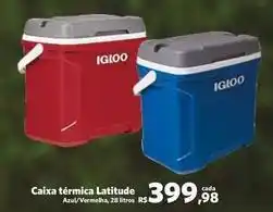 Sam's Club Igloo - caixa termica latitude oferta