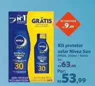 Sam's Club Nivea sun - kit protetor solar fps30 oferta