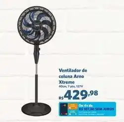 Sam's Club De - ventilador de coluna arno xtreme oferta