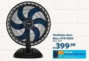 Arno - ventilador max xtr vb50