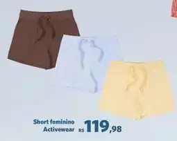 Sam's Club Short feminino activewear oferta