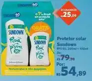 Sam's Club Sundown - protetor solar oferta
