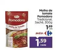 Carrefour Pomodoro - molho de tomate oferta