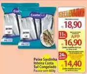 Atacadão Sul - peixe sardinha inteira costa congelado oferta