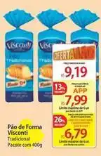 Atacadão Visconti - pão de forma oferta