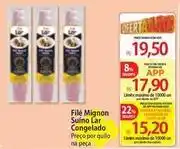 Atacadão Lar - filé mignon suíno congelado oferta