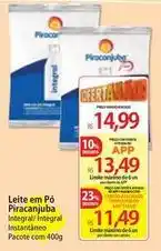 Atacadão Piracanjuba - leite em pó oferta