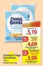 Atacadão Dona benta - farinha de trigo oferta