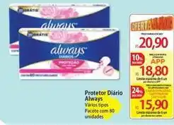 Atacadão Always - protetor diário oferta
