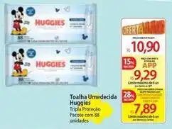 Atacadão Huggies - toalha umedecida oferta
