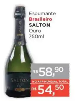 Supermercados Mundial Espumante Brasileiro Salton Ouro oferta