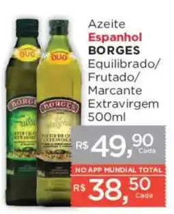 Supermercados Mundial Azeite Espanhol Borges Equilibrado/ Frutado/ Marcante Extravagim oferta
