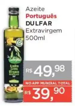 Supermercados Mundial Azeite Português Dulfar Extravirgem oferta