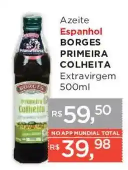 Supermercados Mundial Azeite espanhol borges primeira colheita oferta