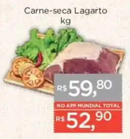 Supermercados Mundial Carne-seca Lagarto oferta
